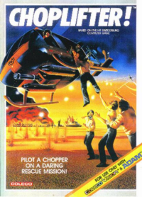 Choplifter! Colecovision  box art